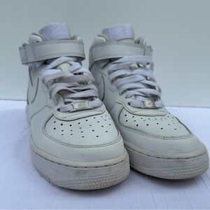 Nike Air Force 1 mid white sneakers